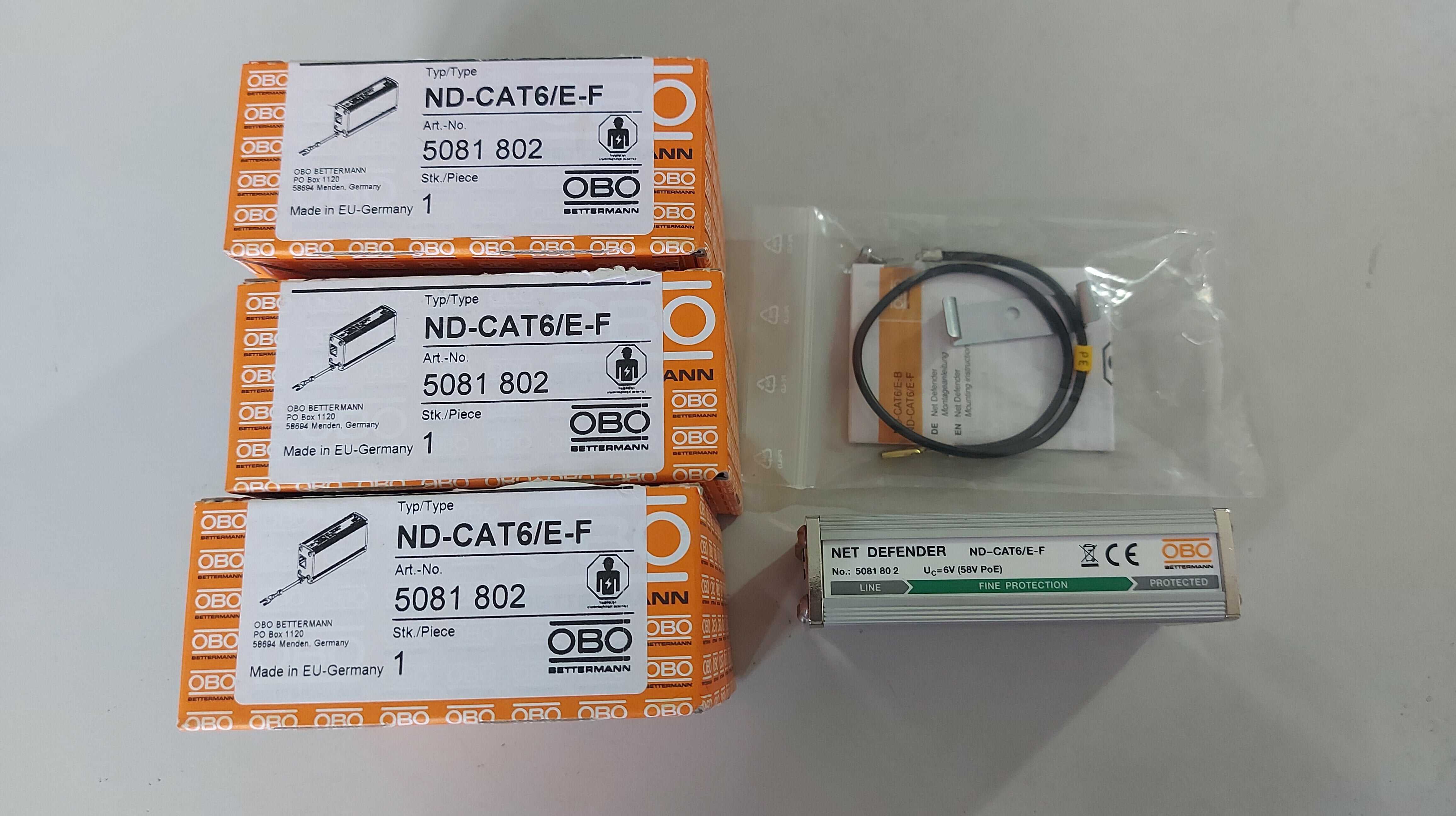 thiết bị chống sét đường tín hiệu obo nd-cat6/ea