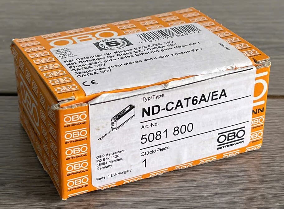 thiết bị chống sét đường tín hiệu obo nd-cat6/ea