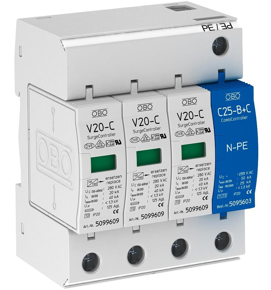 Thiết bị chống sét OBO V20-C3+NPE-280 là gì