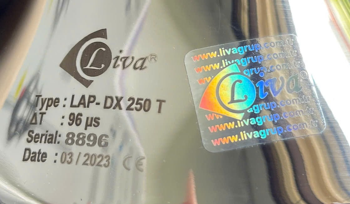 Tem chống hàng giả kim thu sét Liva Thổ Nhĩ Kỳ