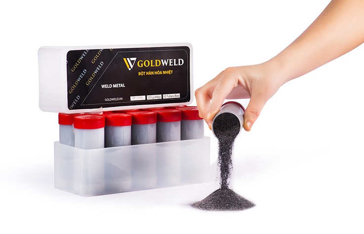 thuốc hàn hóa nhiệt goldweld 90g 115g 150g 200g thuốc hàn việt nam