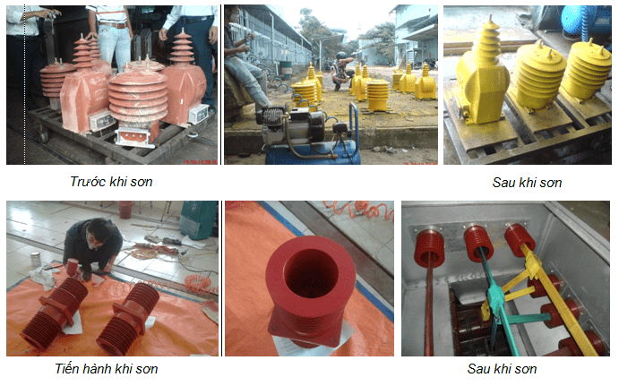 Ứng dụng sơn cách điện cao áp