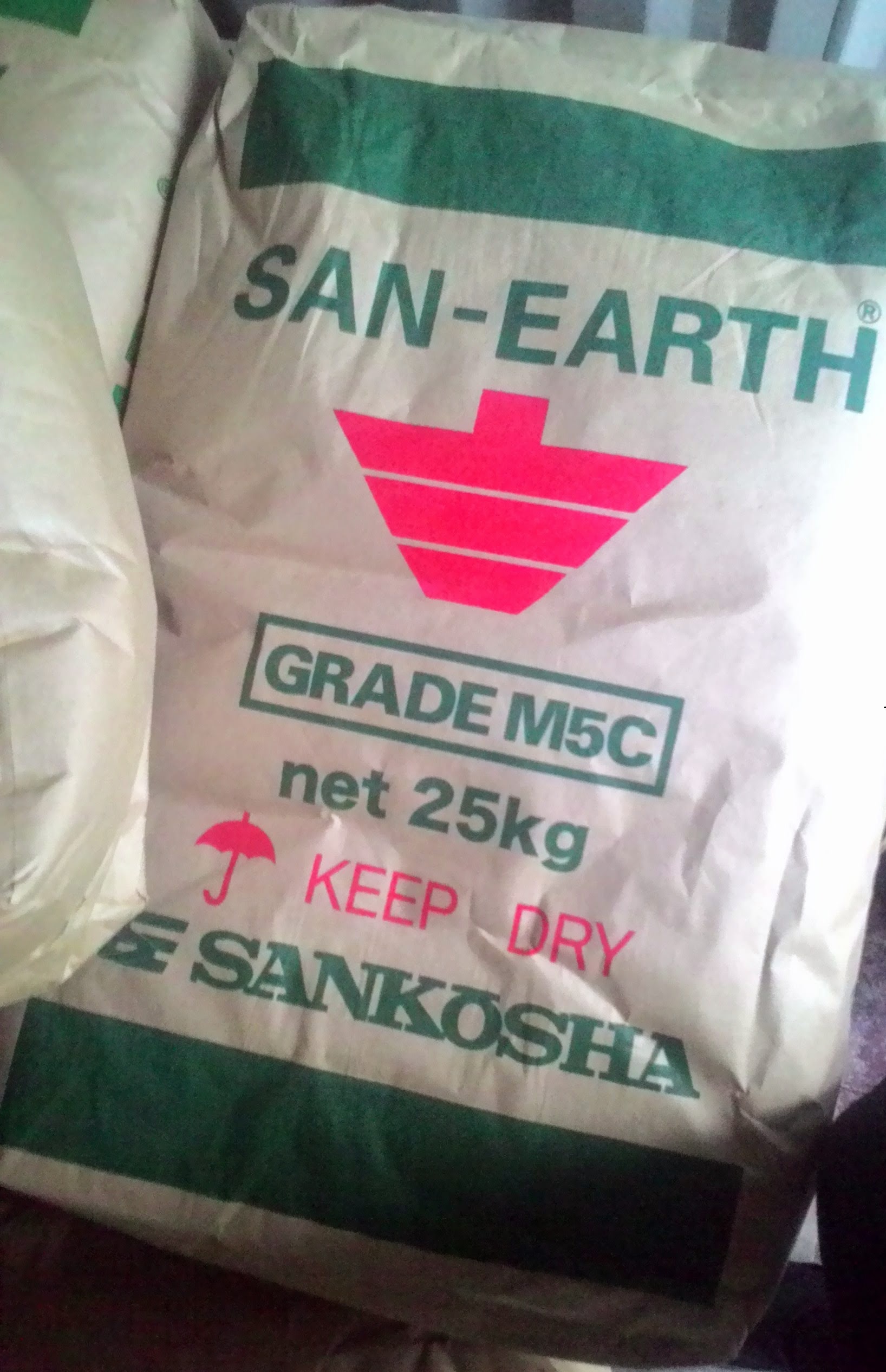 hóa chất giảm điện trở giá rẻ san earth m5c sankosha nhật bản 25kg /bao
