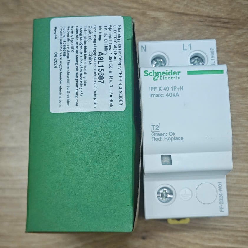 CB chống sét lan truyền 1 pha 40ka Schneider A9L15687