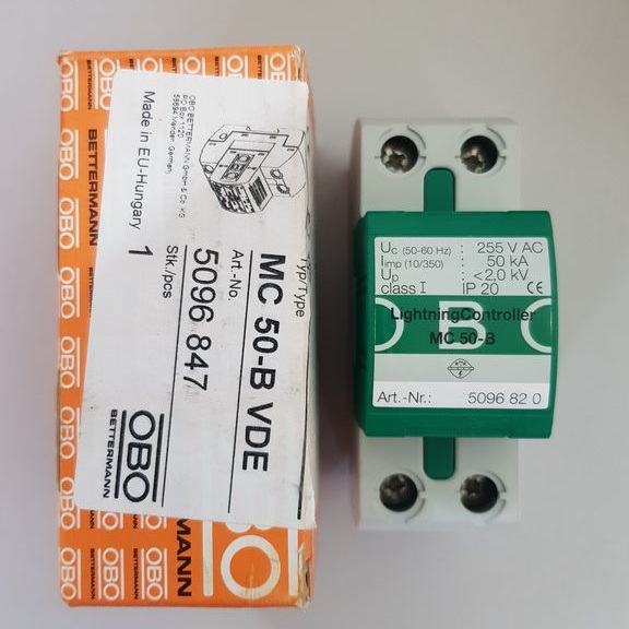 Thiết bị chống sét lan truyền OBO MC 50-B VDE hãng obo đức
