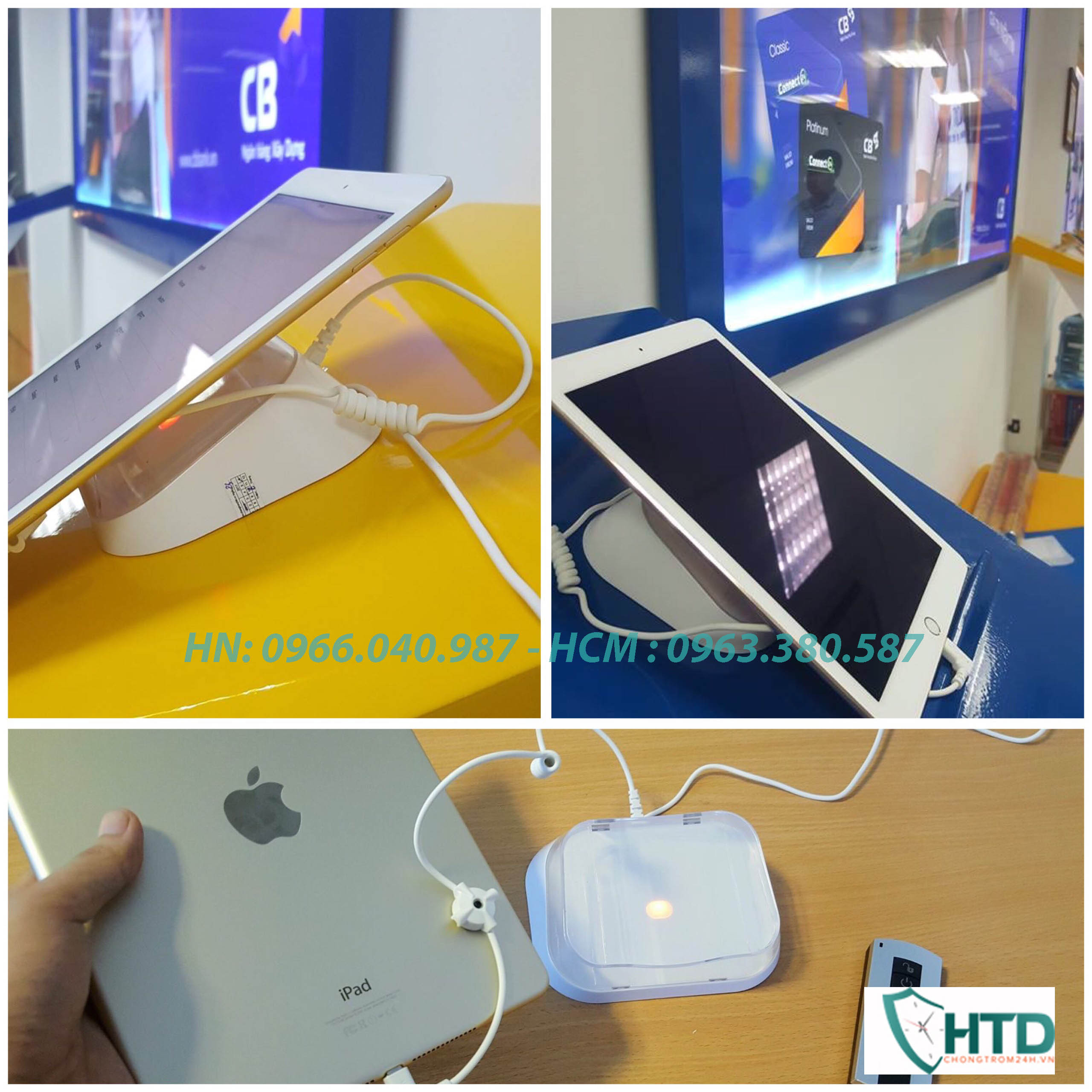 Chống trộm máy tính bảng tại CB bank