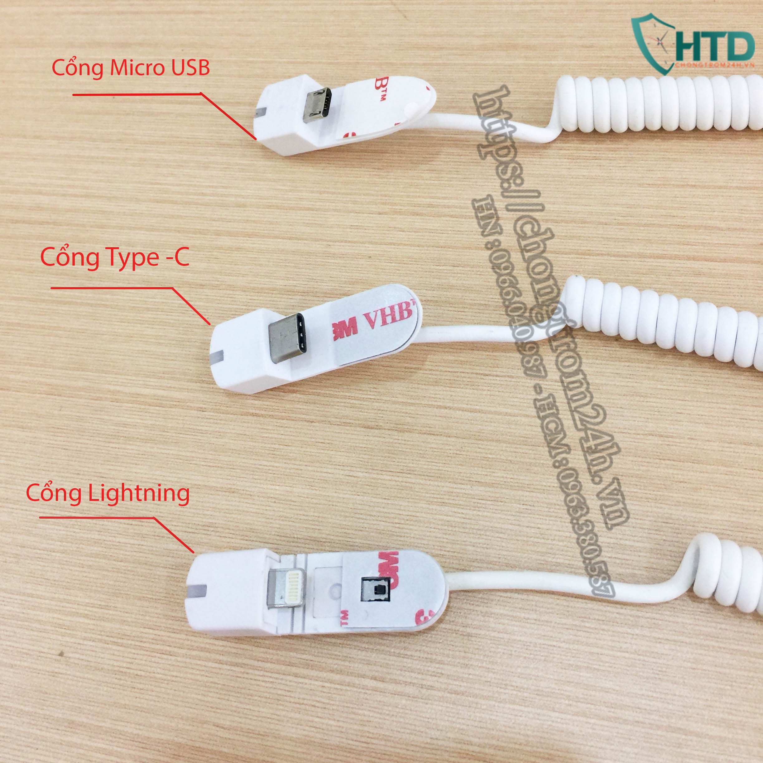 Các loại cổng chân sạc hiện nay