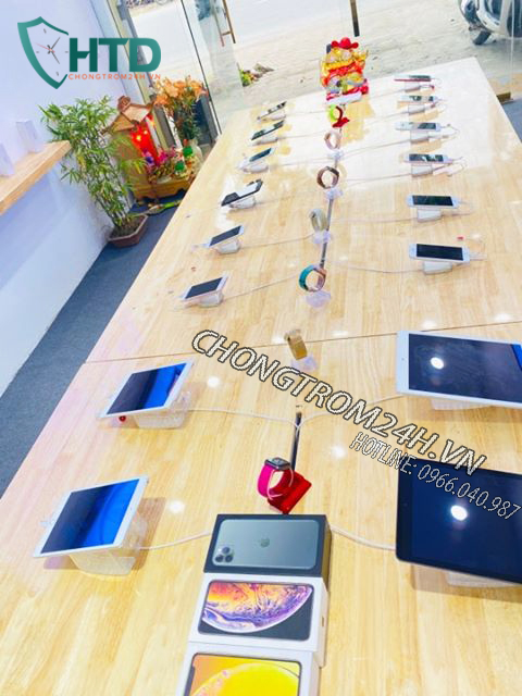 Chống trộm điện thoai jtruwng bày dạng trung tâm