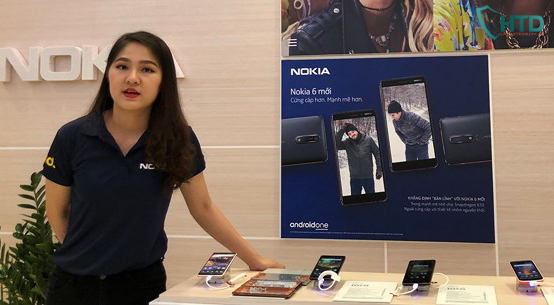bàn trải nghiệm nokia