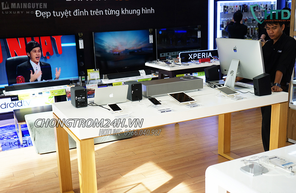 Chống trộm trưng bày tại Nguyễn Kim