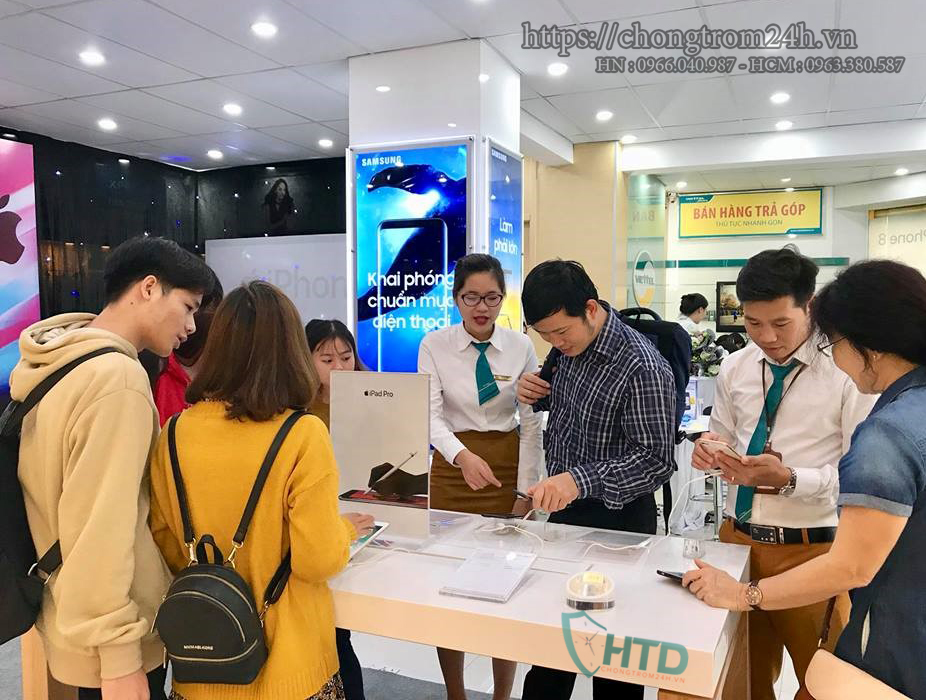 chống trộm điện thoại trưng bày trải nghiệm có thật hữu ích ?