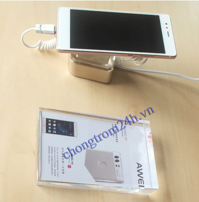 Đế Mica kẹp bảng giá nằm