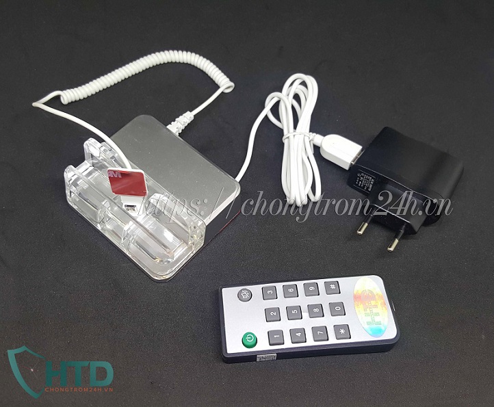 thiet bi chong trom dien thoai trung bay