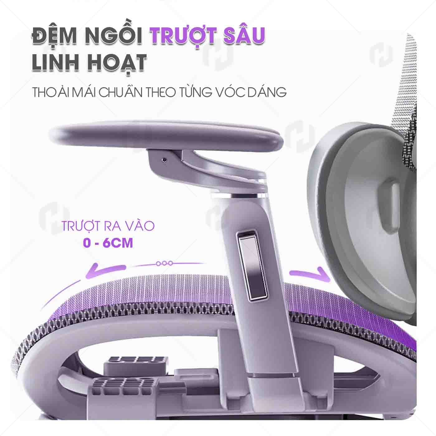 Ghế công thái học HTD-X360 giải pháp bảo vệ cột sống