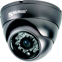 CAMERA DOME MÀU HỒNG NGOẠI SECAM SC-30R6E