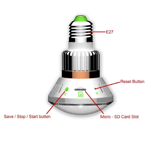 Bulb camera CCTV