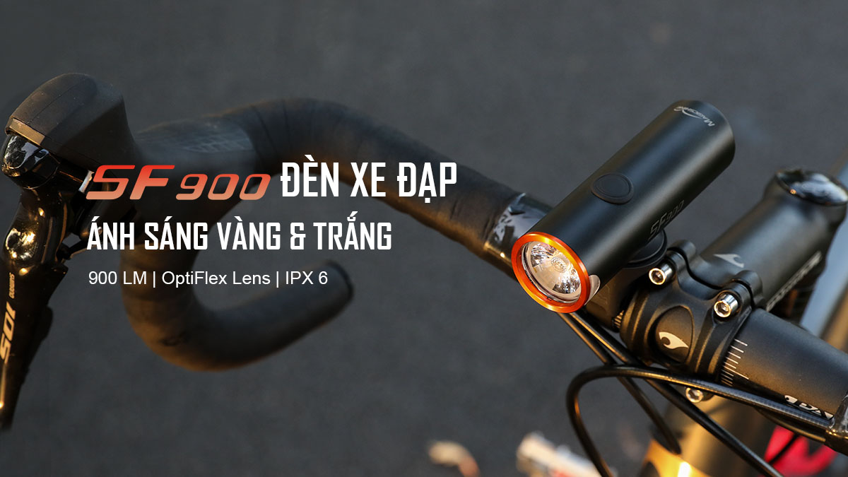 Đèn xe đạp MAGICSHINE SF900 900lumen ánh sáng vàng trắng