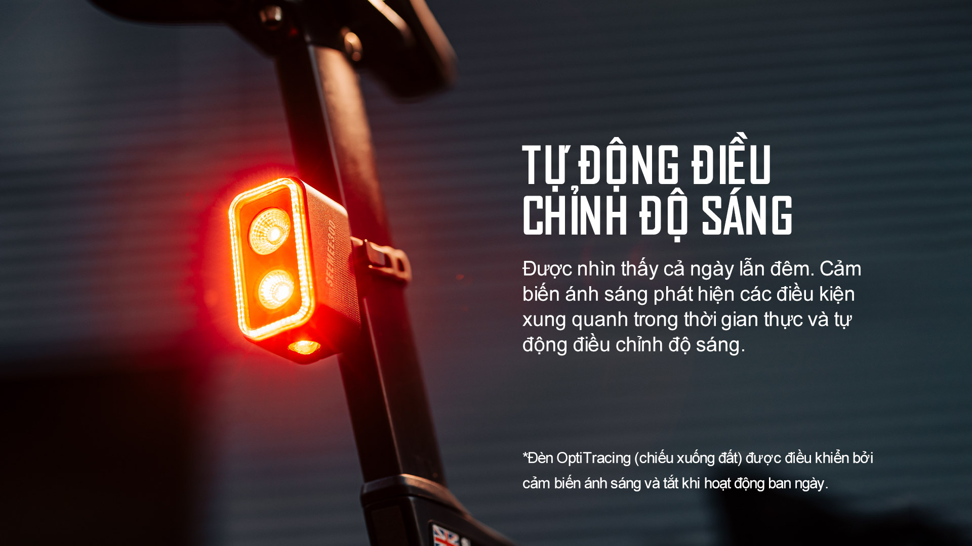 Đèn hậu xe đạp MAGICSHINE SEEMEE 300 cảm biến ánh sáng