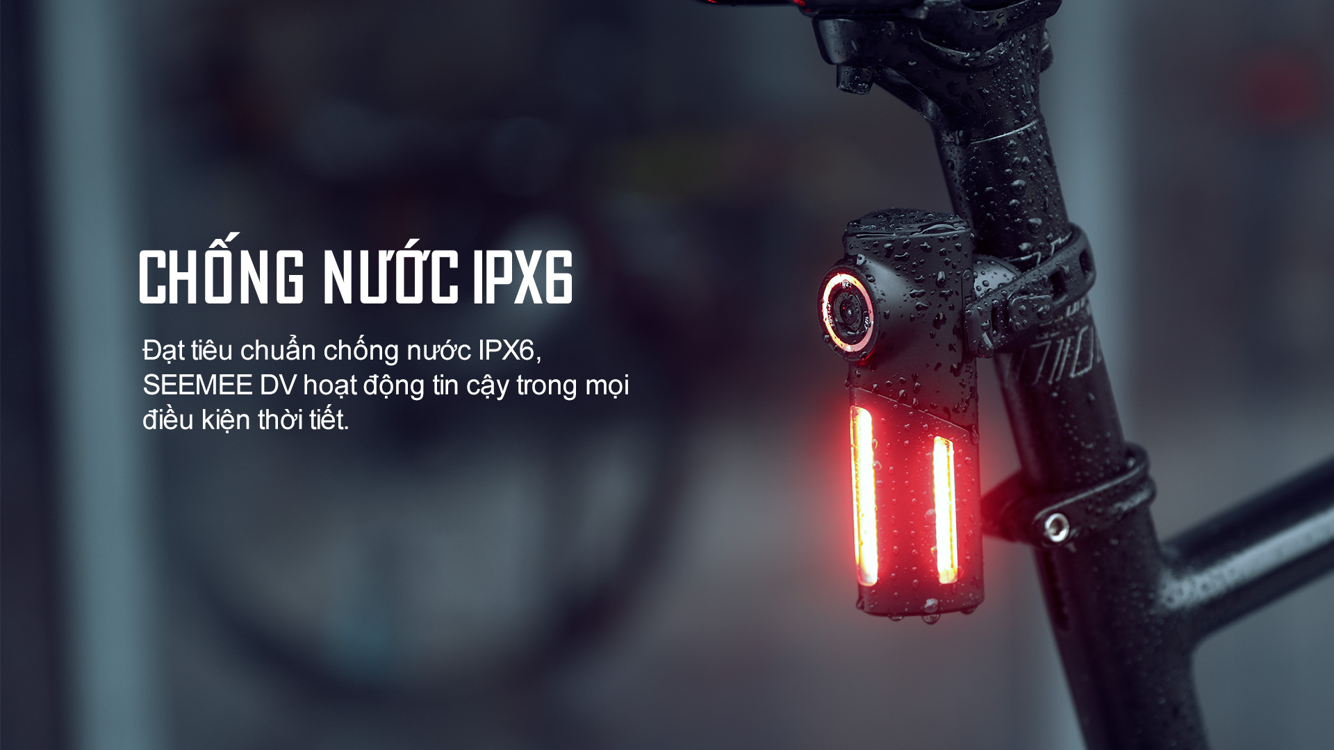 Đèn hậu xe camera MAGICSHINE SEEMEE DV chống nước ipx6