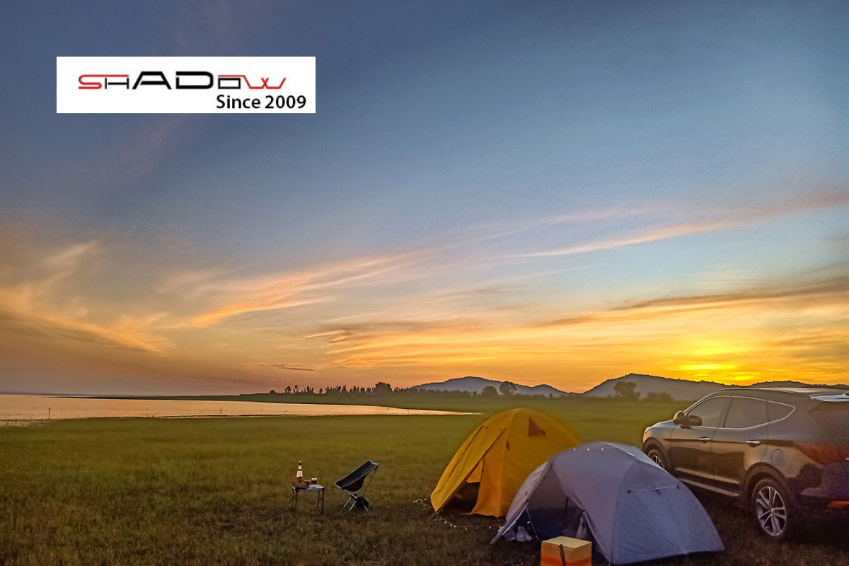 cắm trại tại hồ Dầu tiếng