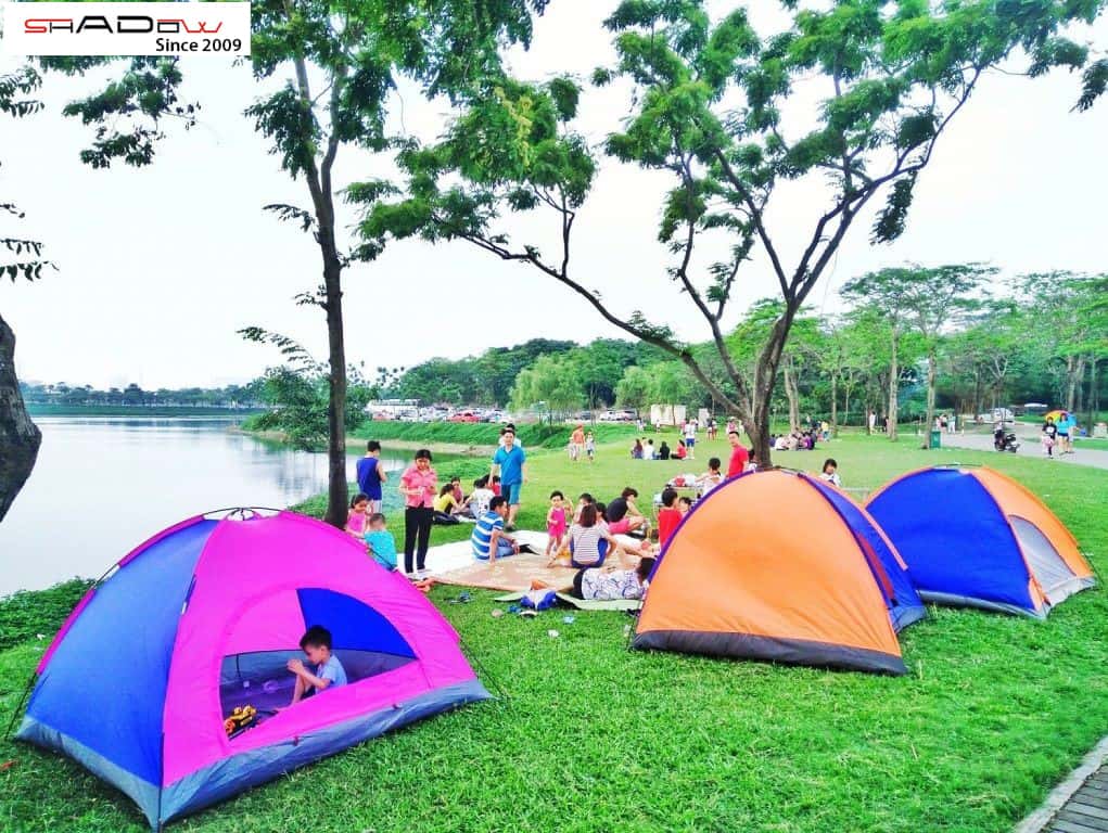 Công viên Yên Sở là nơi cắm trại lý tưởng cho các gia đình nhỏ