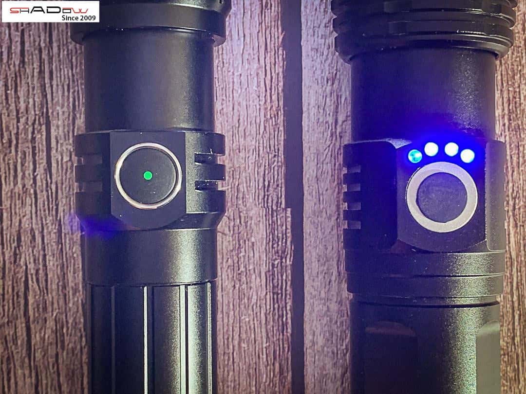 đèn led báo pin của cả 2 đèn