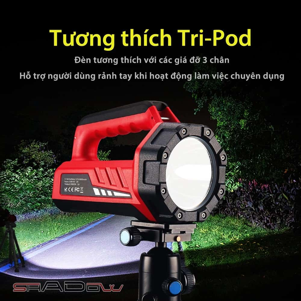 Đèn pin sạc Klarus RS10 tương thích với Tripod