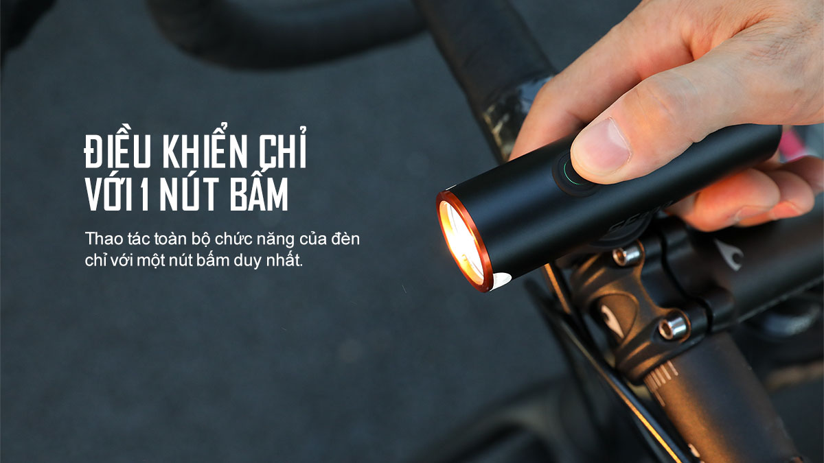 Đèn xe đạp MAGICSHINE SF1800 điều khiển đơn giản