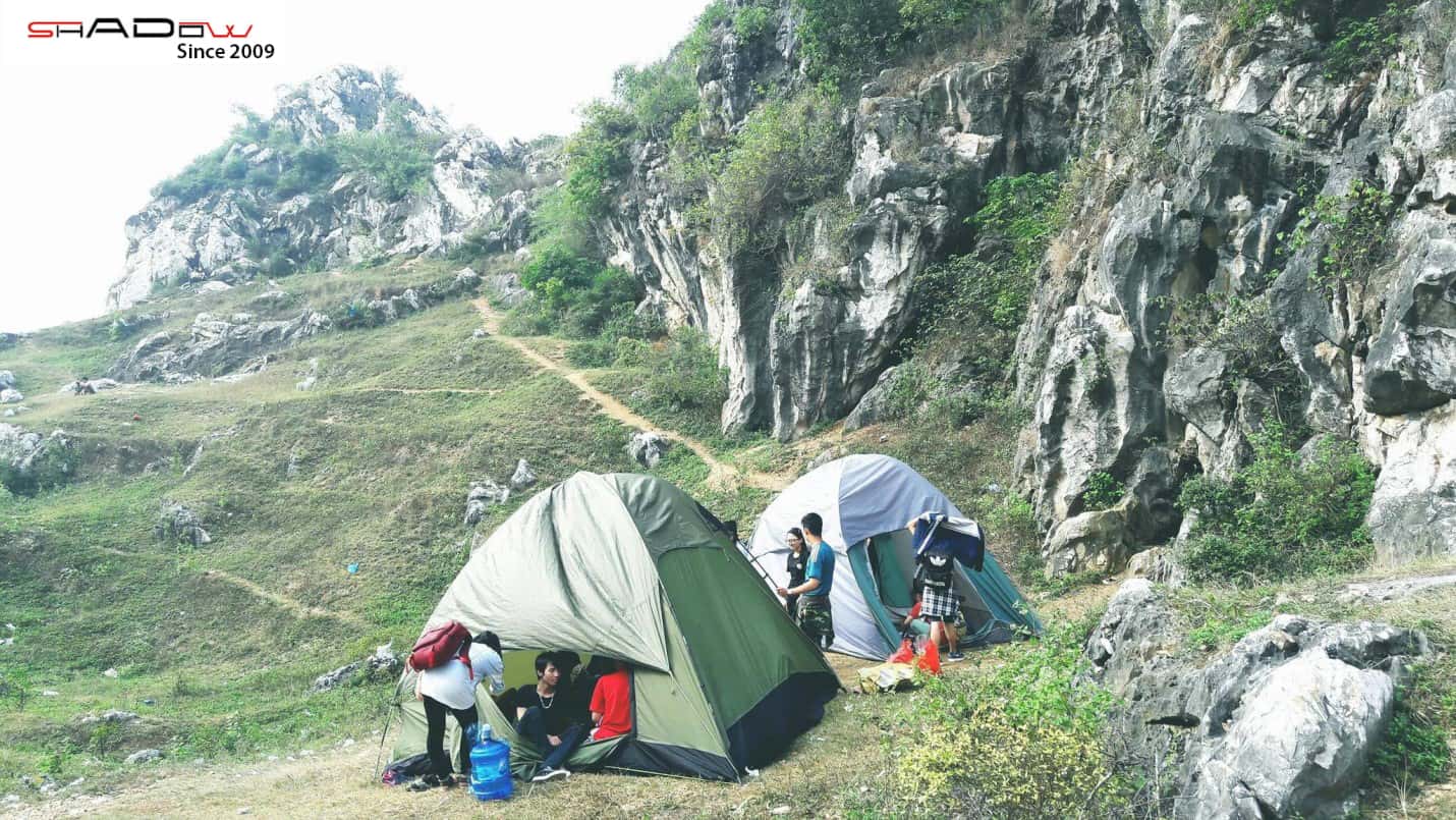 địa điểm cắm trại gần hà nội yên tĩnh - núi trầm