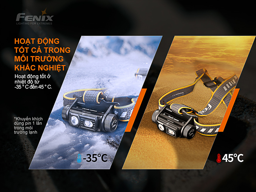 Cấu tạo bền bỉ cho phép đèn sử dụng tốt trong điều kiện khắc nghiệt ngoài trời