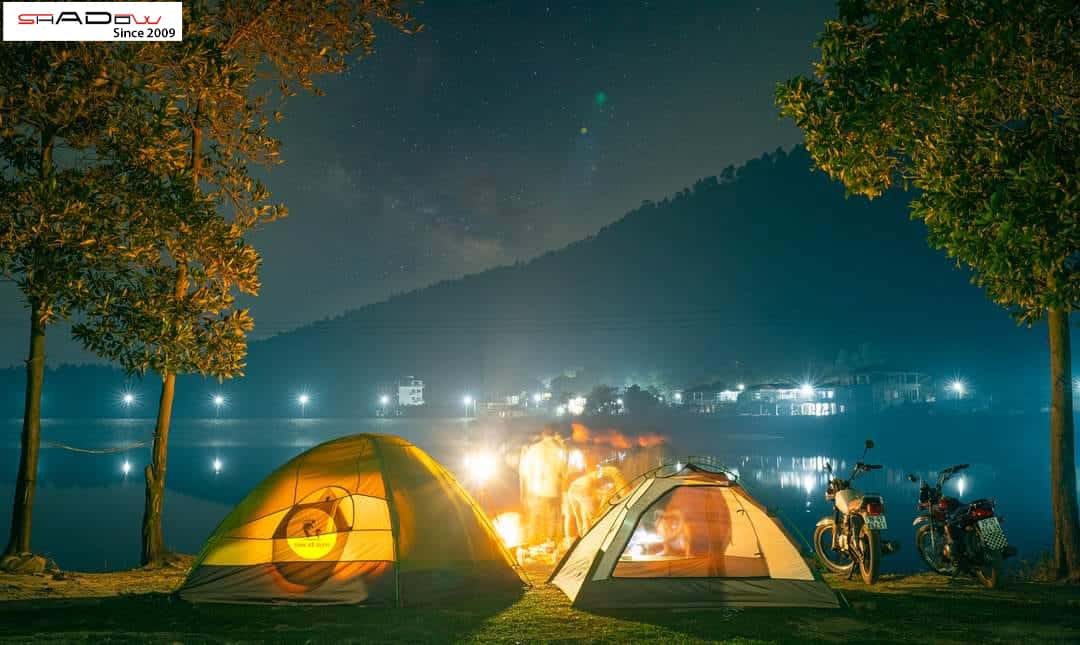 Hồ Đồng Đò là khu cắm trại được nhiều người lựa chọn