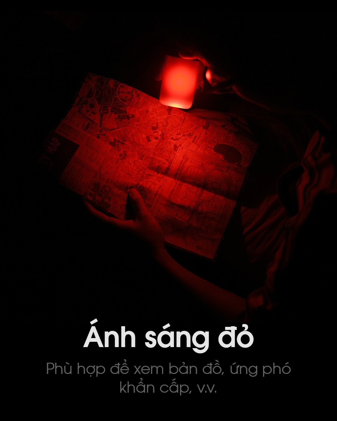 Chế độ ánh sáng đổ của đèn