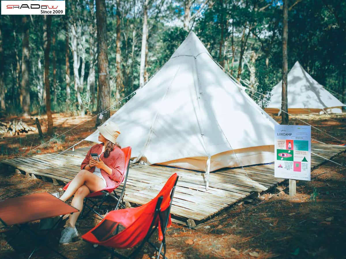 Lux Camp được nhiều người chọn khi đi cắm trại đà lạt