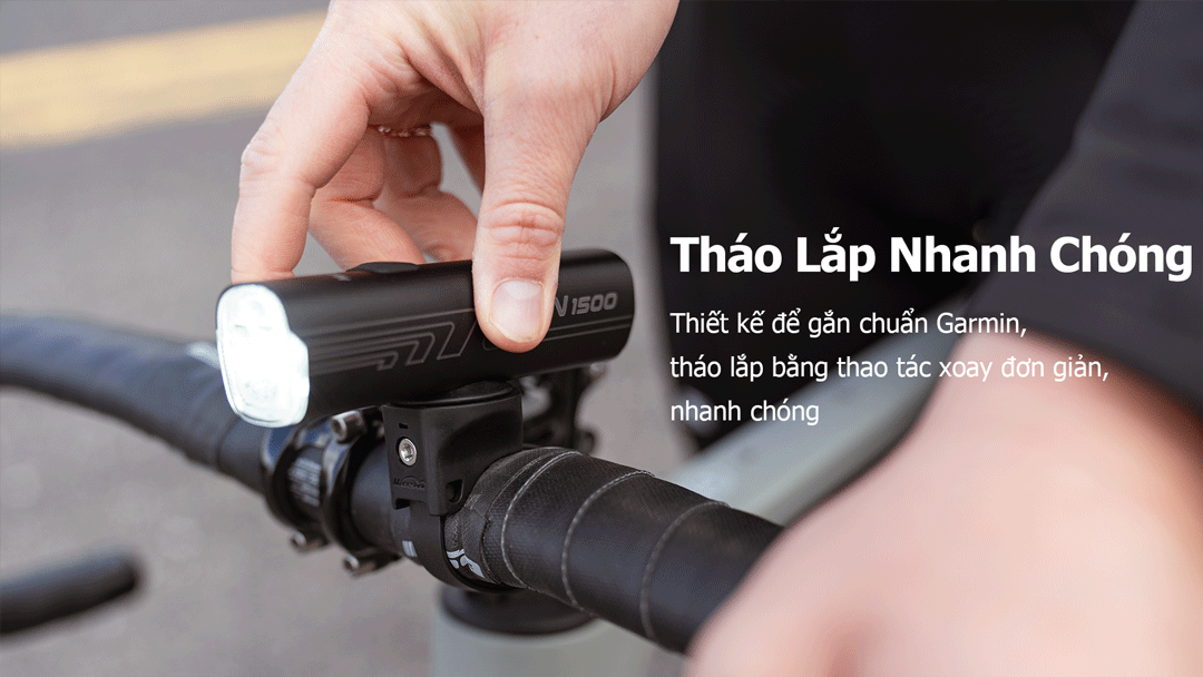 Đèn tháo lắp nhanh bằng thao tác xoay