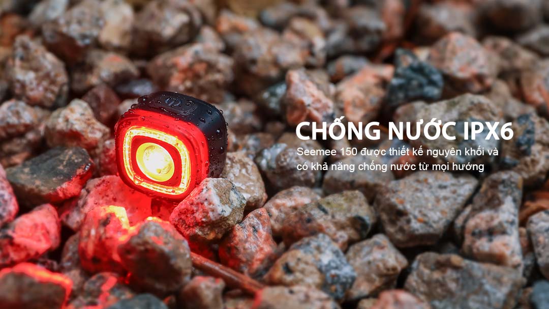 Đèn hậu xe đạp MAGICSHINE SEEMEE150 chống nước IPX6