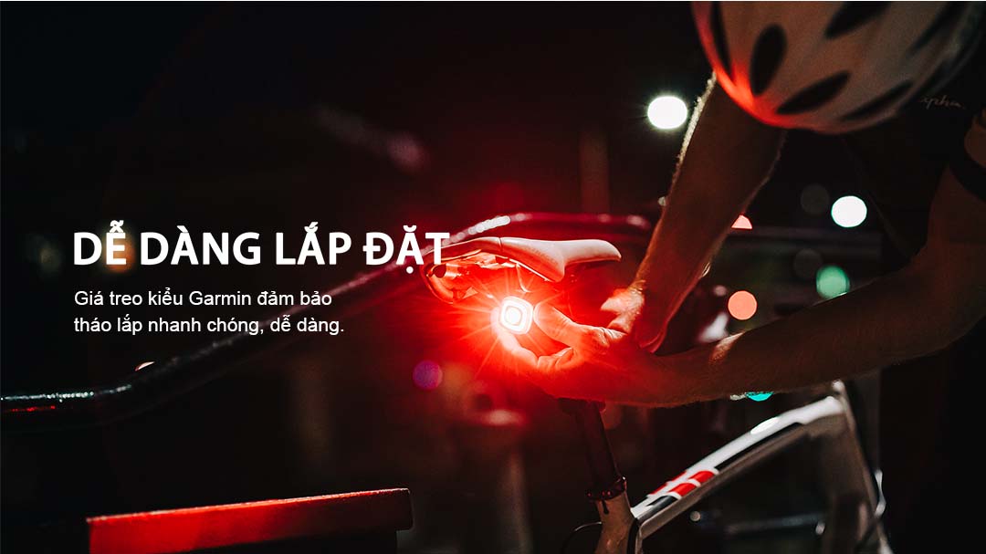 Đèn hậu xe đạp MAGICSHINE SEEMEE150 dễ dàng lắp đặt