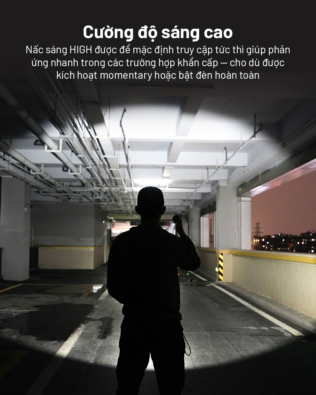 đèn có cường độ sáng cao