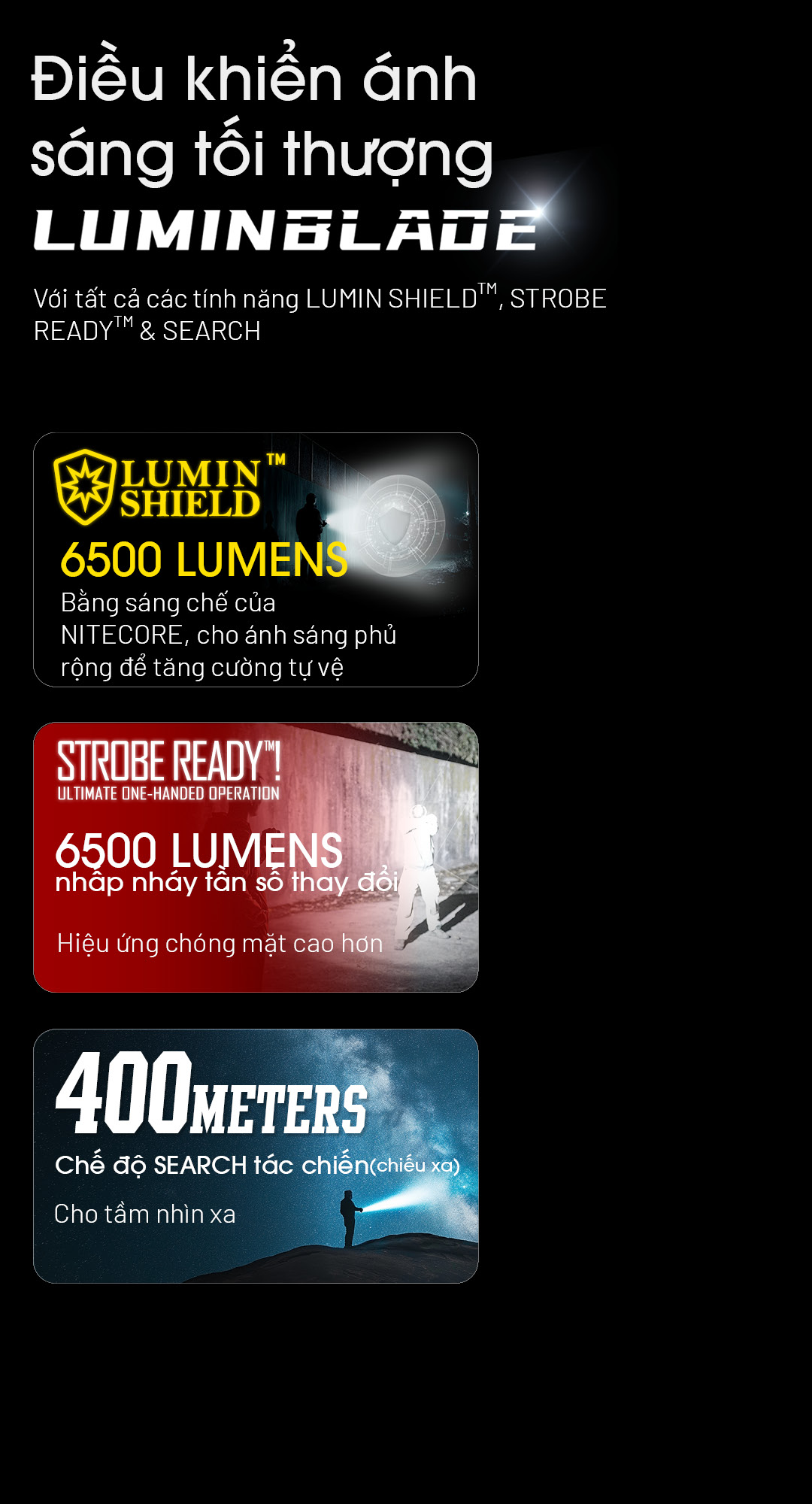 NITECORE EDC29 mạnh mẽ với LUMINSHIELD, STROBE Ready và SEARCH 400m