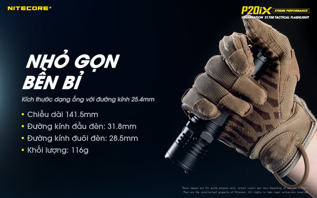 Thiết kế nhỏ gọn và bền bỉ