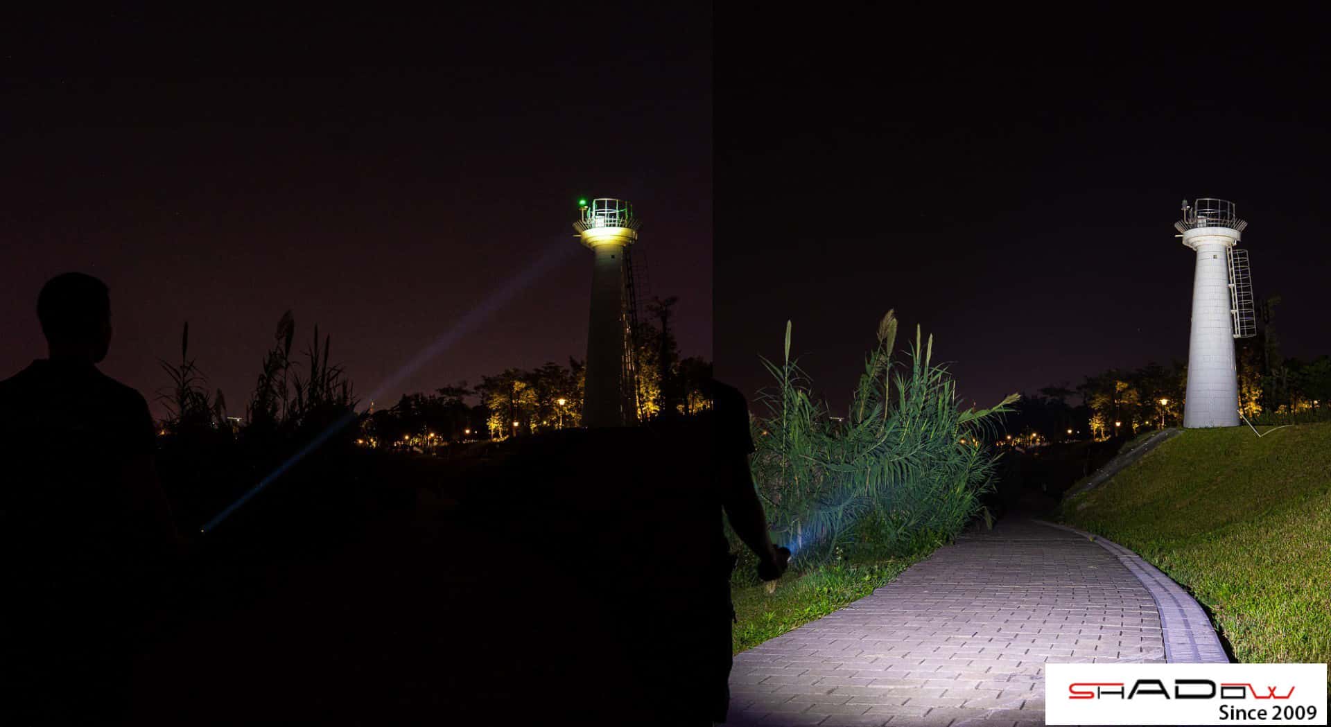 review đèn pin fenix ht30r 23