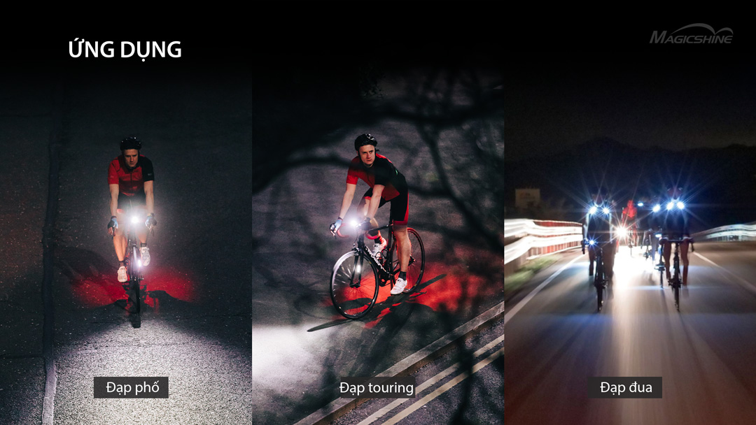 Đèn xe đạp MAGICSHINE RN900 có tính ứng dụng cao
