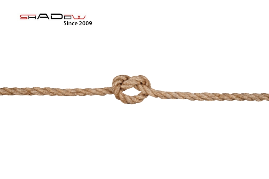 Thắt dây lều bằng nút thắt chịu đơn