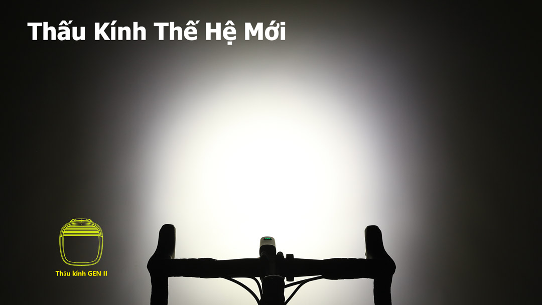 Magicshine sử dụng thấu kính thế hệ mới