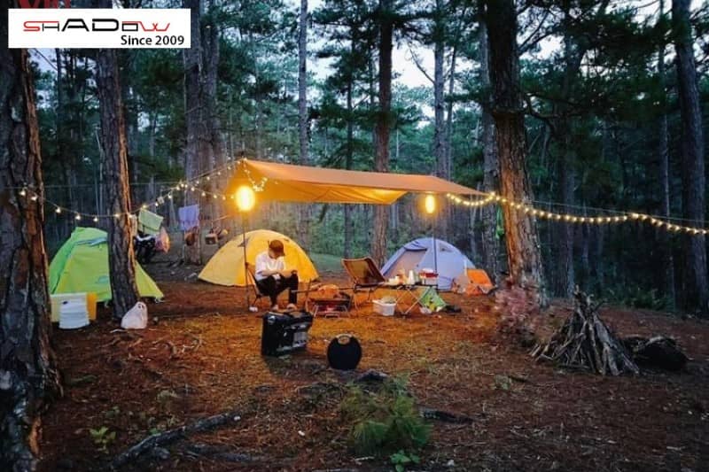 Thời điểm đi camping Hồ Trị An đẹp