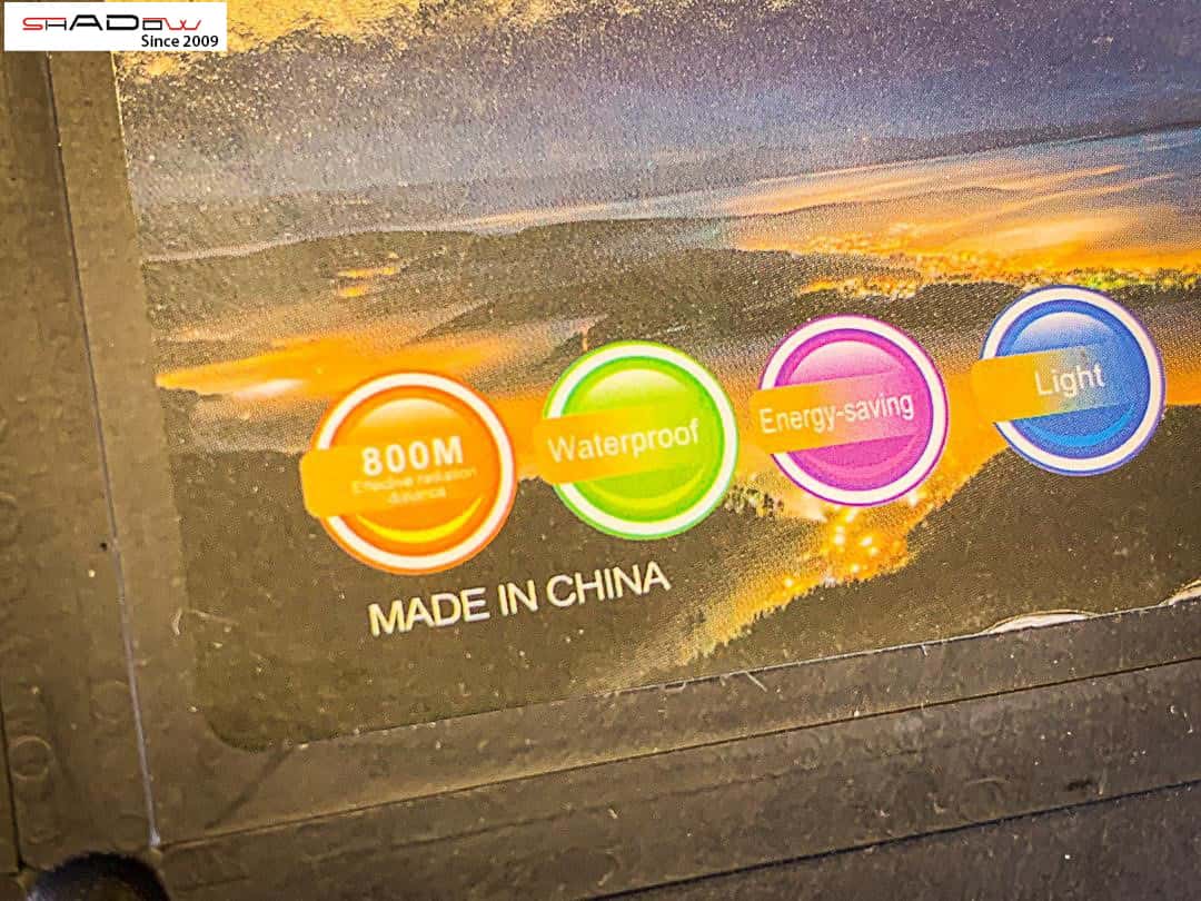 thông số đèn pin rp6000 trên hộp