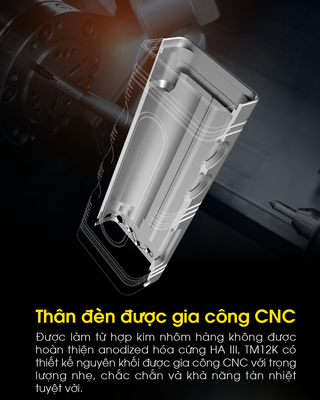Thân đền được gia công CNC