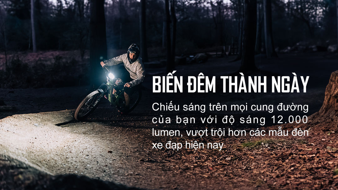 Đèn xe đạp MAGICSHINE MONTEER 12000 độ sáng 12000lumen