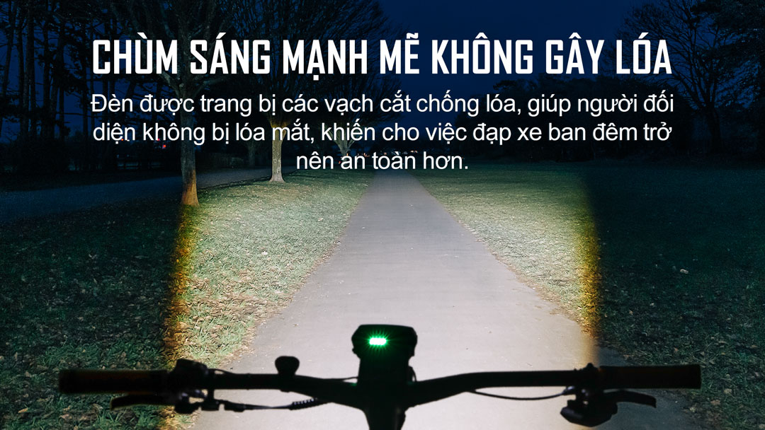Đèn xe đạp MAGICSHINE MONTEER 12000 chùm sáng mạnh mẽ