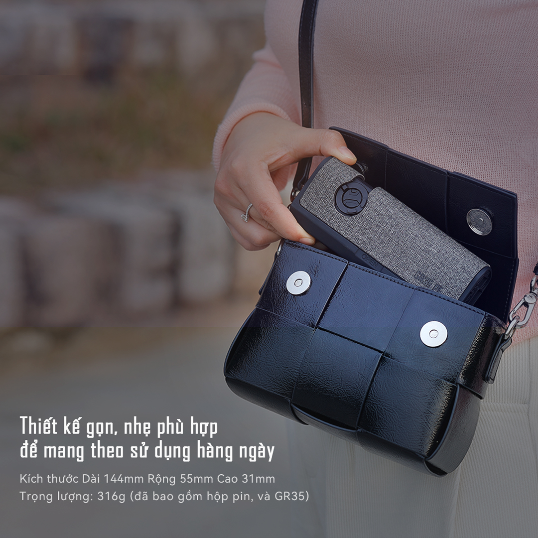 Đèn pin IMALENT GR35 nhỏ gọn, dễ dàng bỏ túi hoặc mang theo hàng ngày