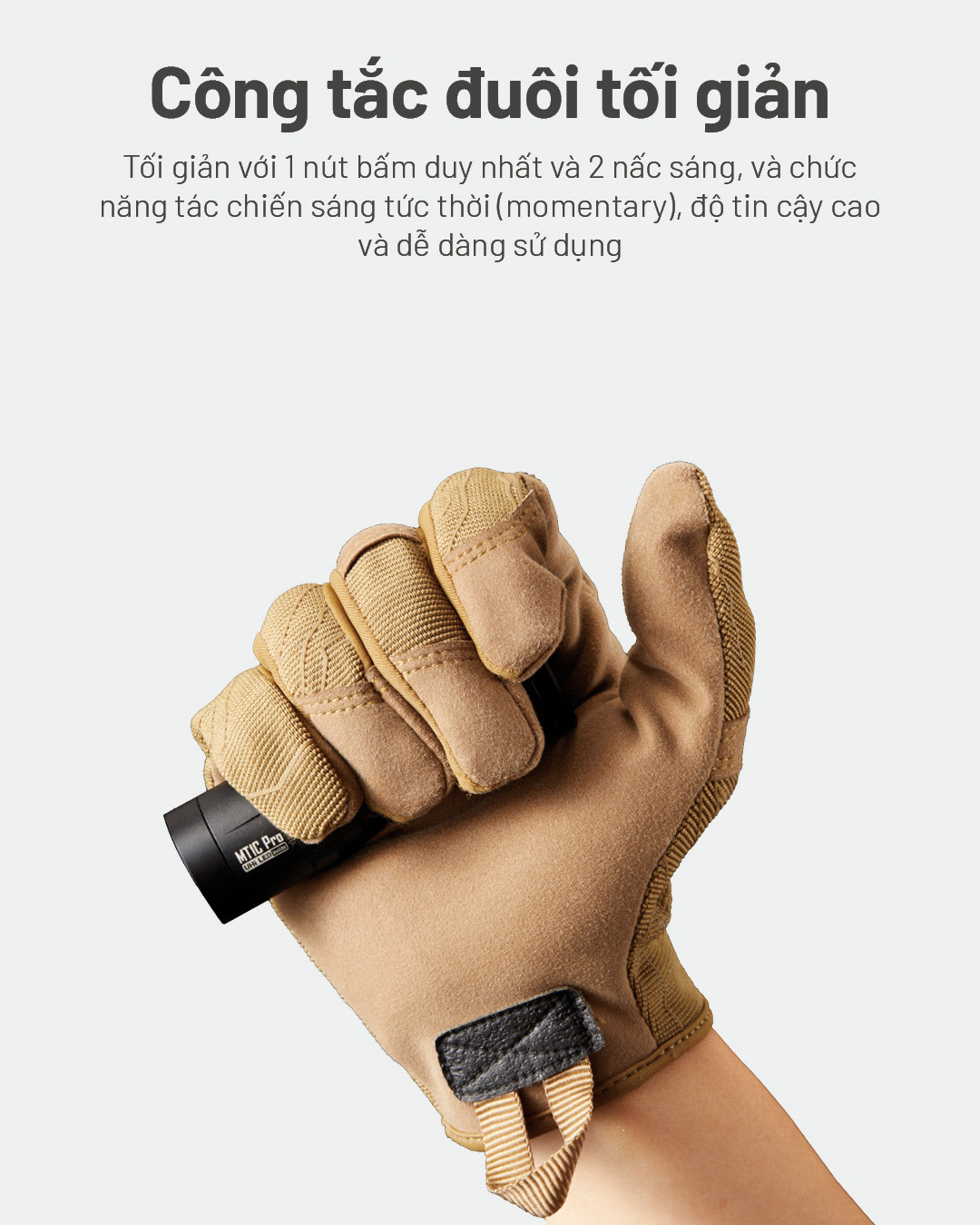 sử dụng công tăc đuôi tiện lợi